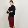 Pull col montant en cachemire - Bassa 7084 opale - 24 Rose clair