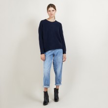 Pull loose en cachemire - Bess 7040 marine - 05 Bleu marine