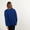 Pull en cachemire col V avec fentes - Brendao 7011 ombre - 10 Gris foncé