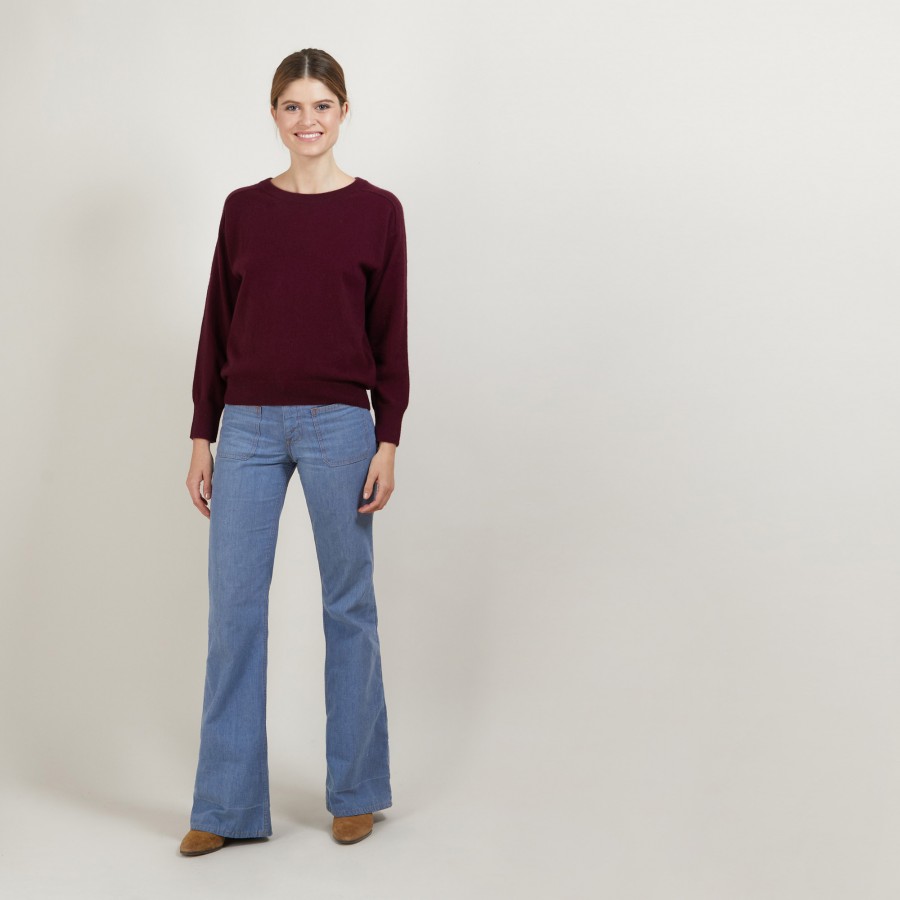 Pull emmanchures marteau en cachemire - Breee