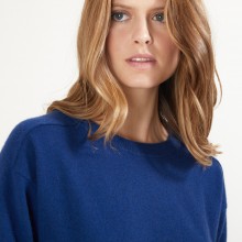 Pull col rond emmanchures marteau en cachemire - Bree 