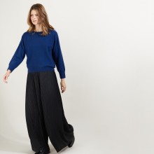 Pull col rond emmanchures marteau en cachemire - Bree 