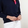 Pull col rond emmanchures marteau en cachemire - Bree 