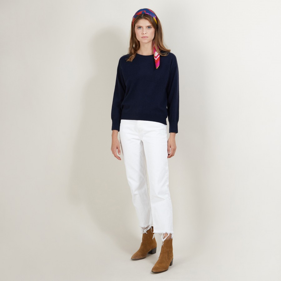 Pull emmanchures marteau en cachemire - Breee