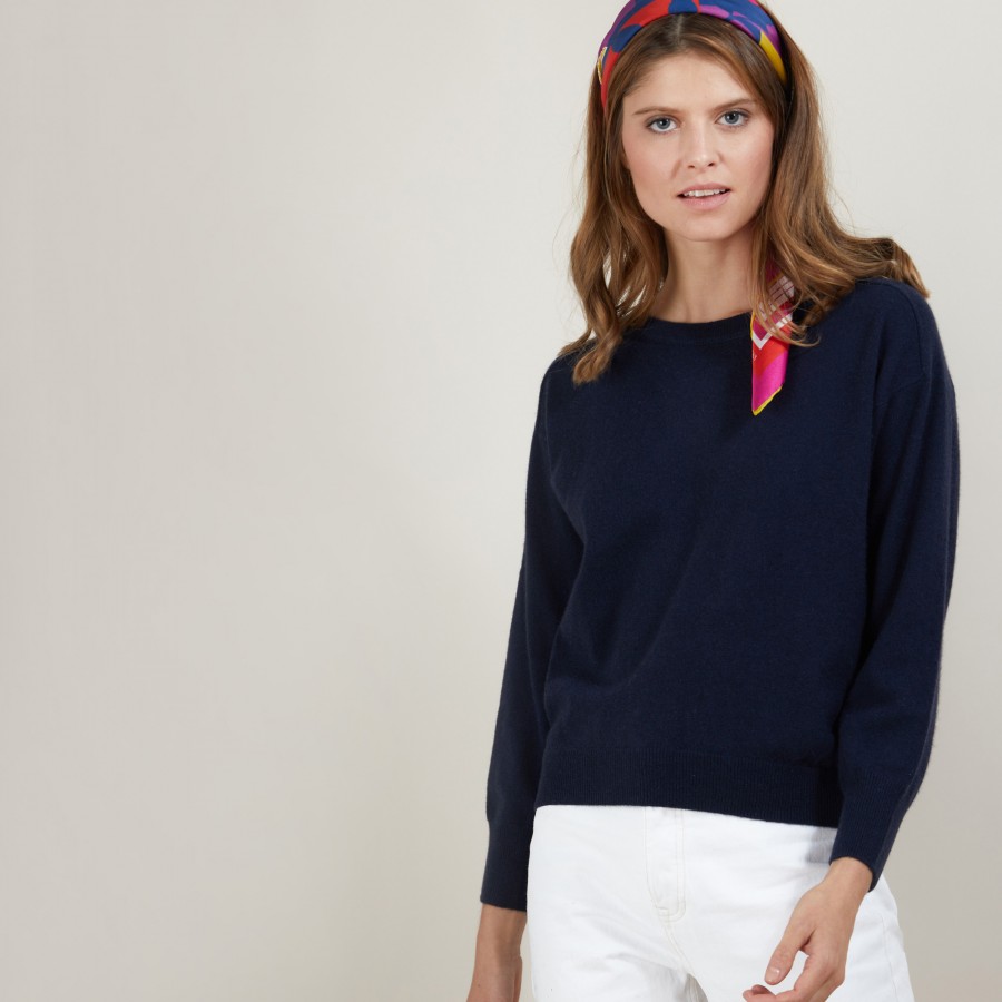 Pull emmanchures marteau en cachemire - Breee