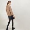 Pull court col V en cachemire - Balba 7030 desert - 46 Marron clair
