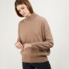Pull col montant en cachemire - Bassa 7084 opale - 24 Rose clair