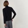 Pull col roulé en cachemire - Bauhaus 7010 noir - 01 Noir