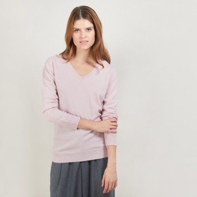 V-neck cashmere sweater - Bertille