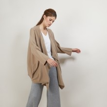 Gilet oversize en cachemire - Blondine 7001 dune - 14 Beige foncé