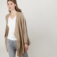 Gilet oversize en cachemire - Blondine 7001 dune - 14 Beige foncé