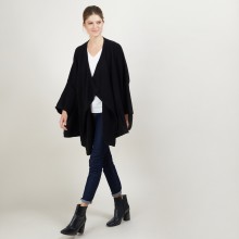 Gilet oversize en cachemire - Blondine 7010 noir - 01 Noir