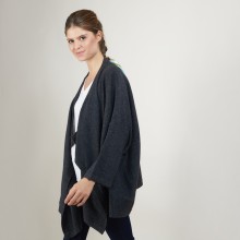 Gilet oversize en cachemire - Blondine 7011 ombre - 10 Gris foncé