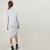 Robe en laine boutons épaule - Frankie 