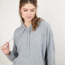 Recycled cashmere and wool hoodie Gala