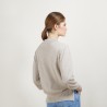 Pull bicolore en laine - Gimmie 7176 dune/vapeur - 12 Beige clair