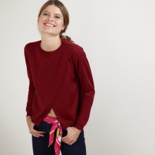 Double-breasted wool sweater Fredi
