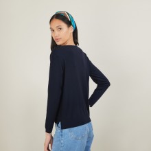 Pull col rond 100% Laine - Betina