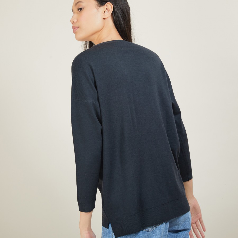 V-neck wool sweater - Bernice