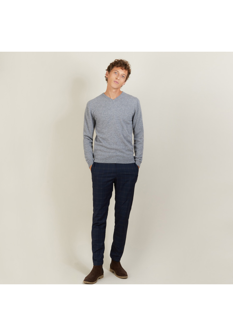 Pull col V en cachemire - Evann