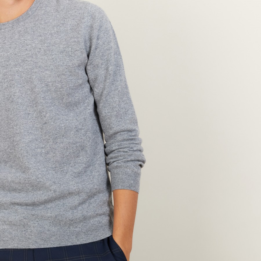 Pull col rond en cachemire - Evain