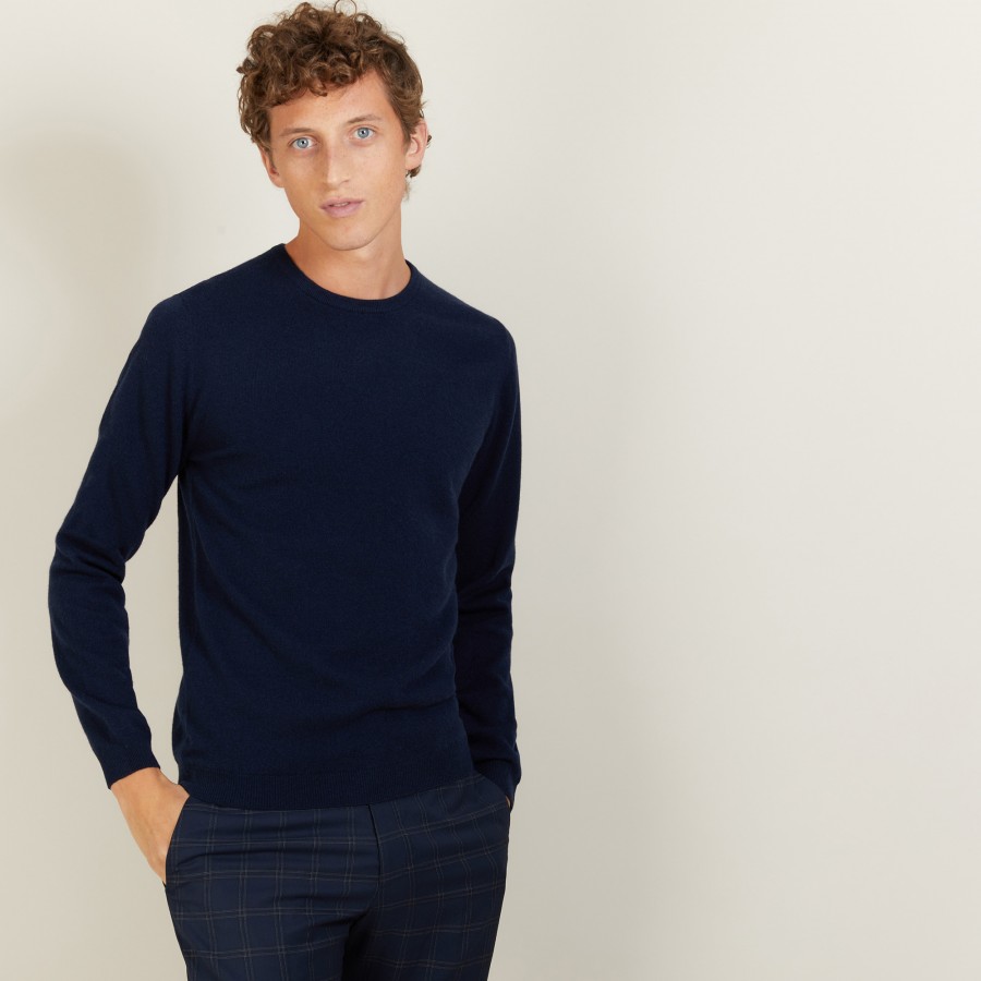 Pull col rond en cachemire - Evain