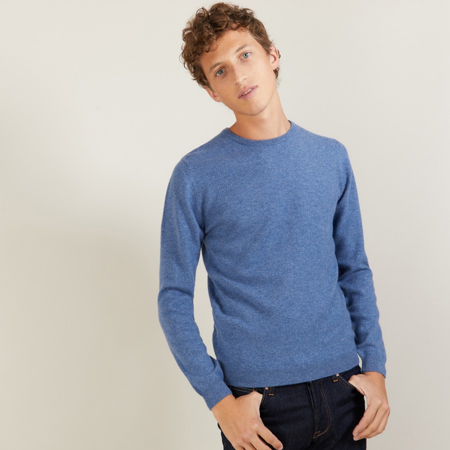 Round-neck cashmere sweater-BENOIT