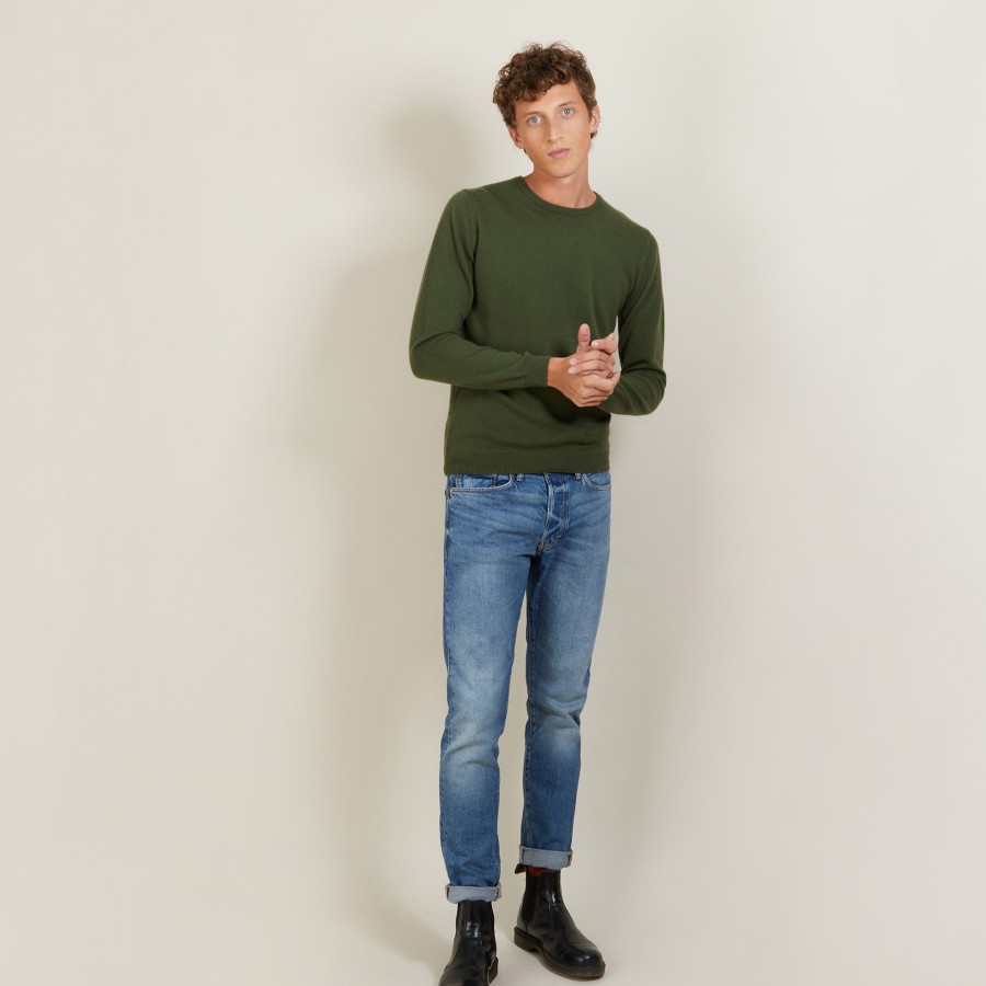 Pull col rond en cachemire - Evain