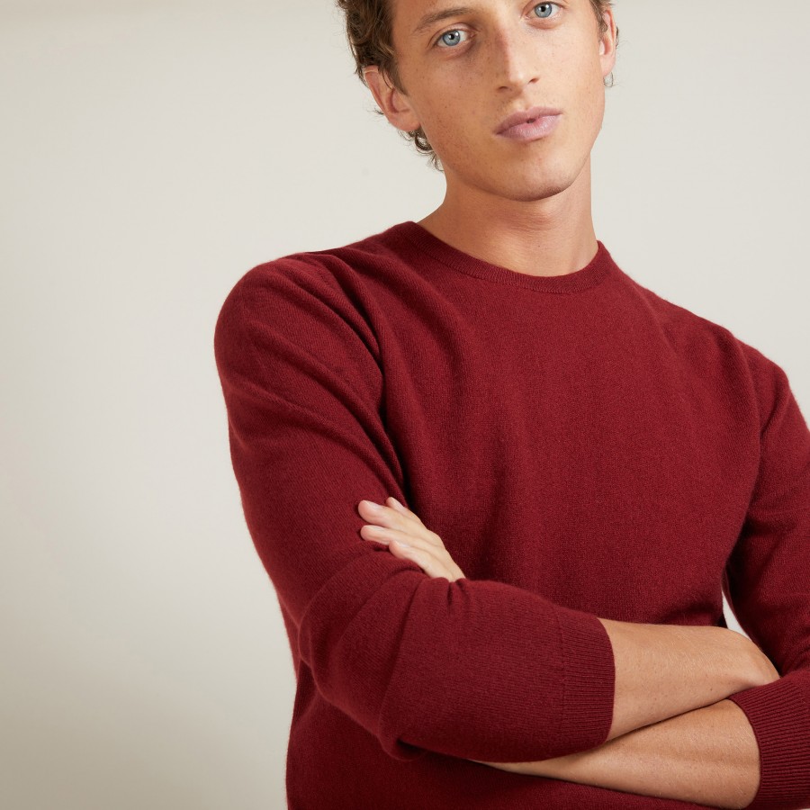 Round-neck cashmere sweater - Benoit