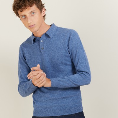 Cashmere polo neck sweater - Billy