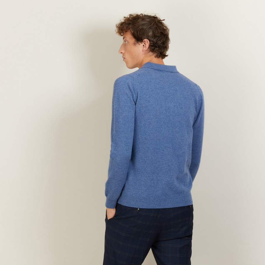 Pull col polo en cachemire - Emerson