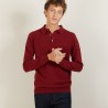 Polo manches longues en 100% cachemire - BILLY