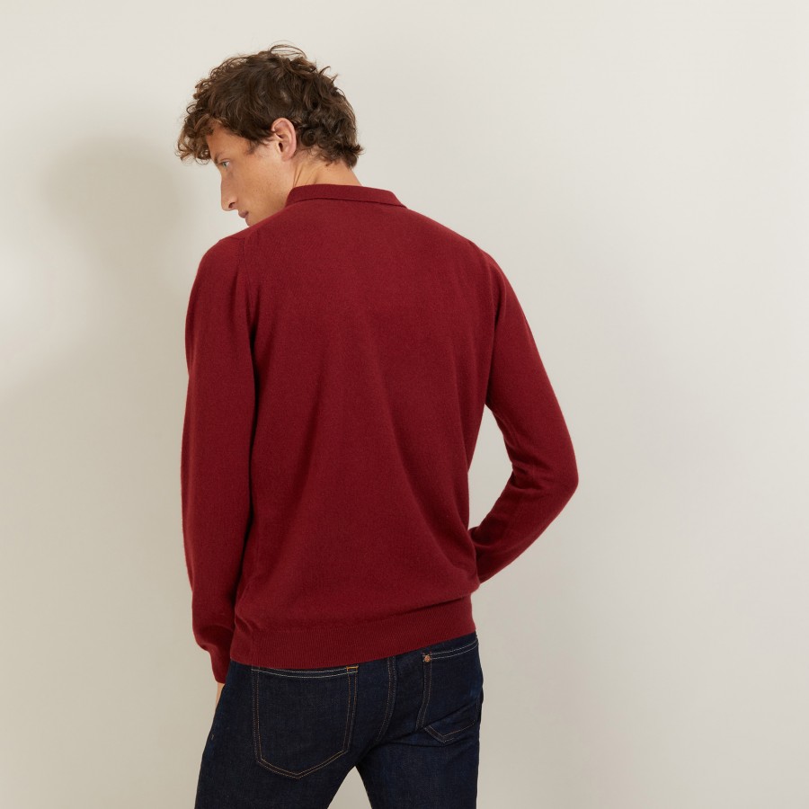 Pull col polo en cachemire - Emerson