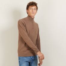 Pull en cachemire col zippé - BLAISE