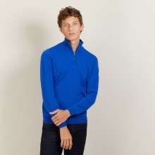 Pull en cachemire col zippé - BLAISE