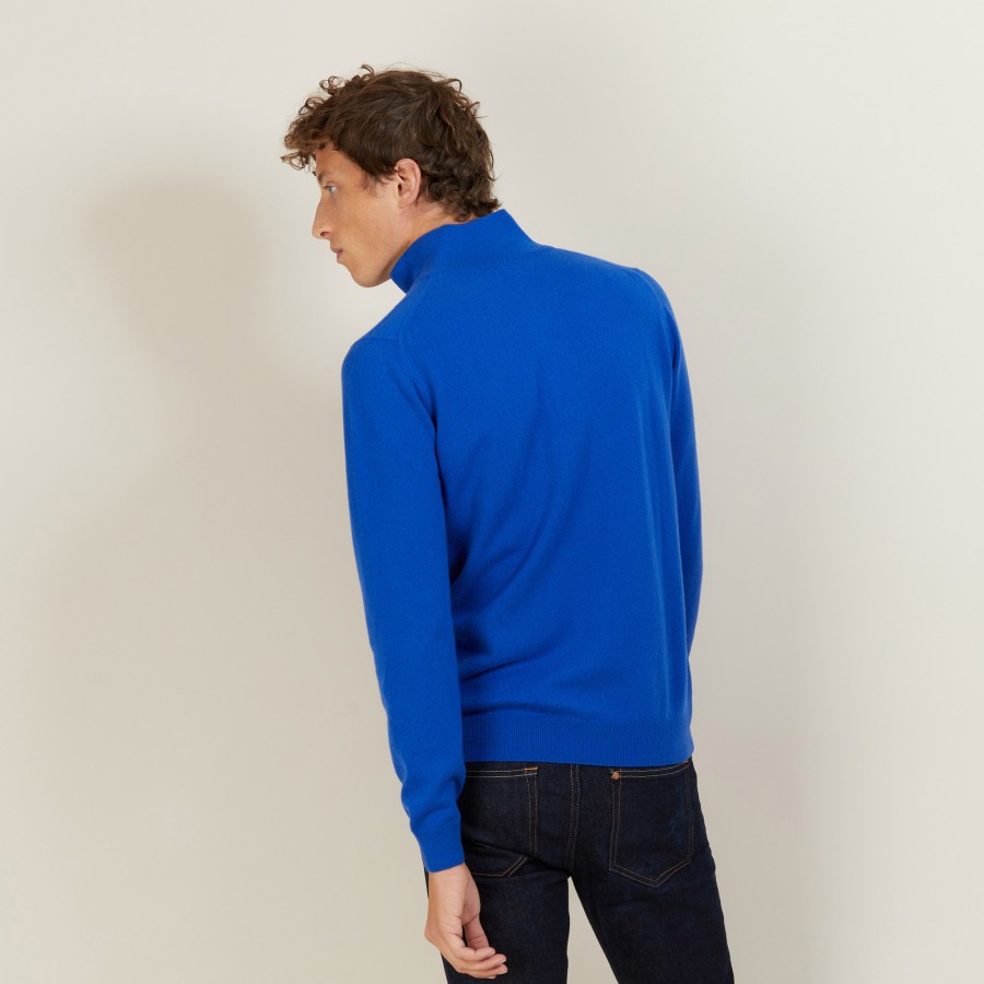 Pull en cachemire col zippé - Emile