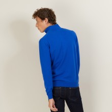 Cashmere sweater with zip neck - BLAISE