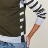 Pull en laine à rayures bicolores - LEO