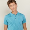 Polo en Fil Lumière à flèches - Billy 5333 nerifer - 49 Turquoise