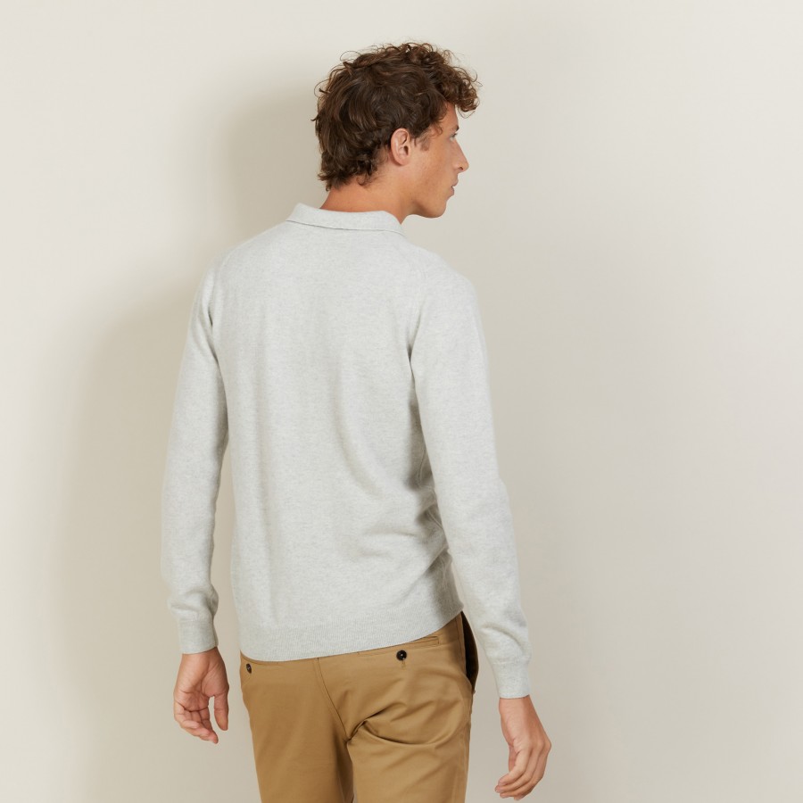 Pull col polo en cachemire - Emerson