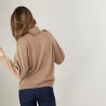 Pull col boutonné en cachemire - Gretel bis 7080 dahlia - 52 Rouge