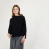 Pull col boutonné en cachemire - Gretel bis 7080 dahlia - 52 Rouge