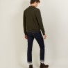 Veste à poches en laine - Leopol 7050 bronze - 83 Kaki