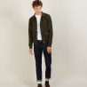 Veste à poches en laine - Leopol 7050 bronze - 83 Kaki