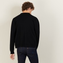 Veste à poches en laine - Leopol 7010 noir - 01 Noir