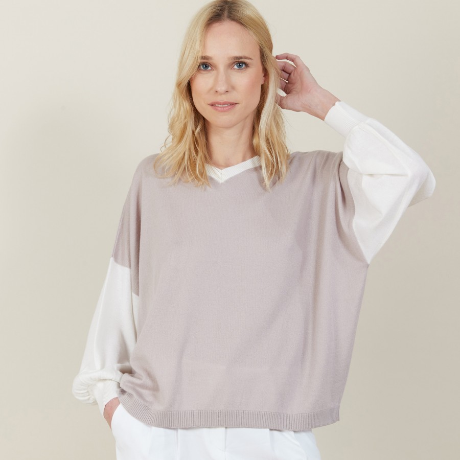 Loose-fit light cashmere sweater - Maya