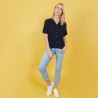 Chemise ample en côtes plates - Molly 7240 marine - 05 Bleu marine