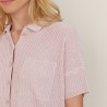 Chemise ample en côtes plates - Molly 7281 poudre - 24 Rose clair