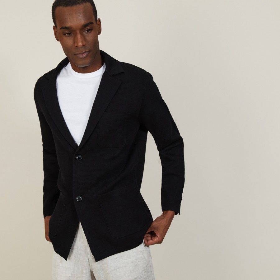 Cotton blazer with pockets - Bacari