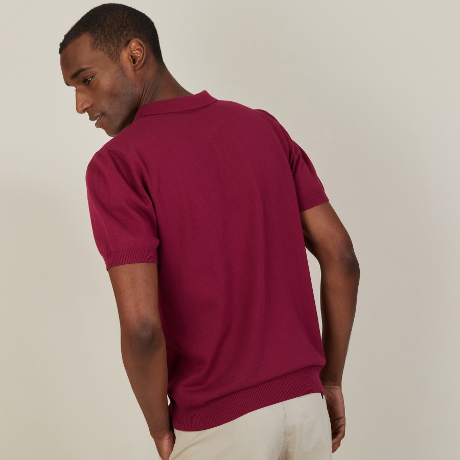 Plain dry cotton polo shirt - Bank